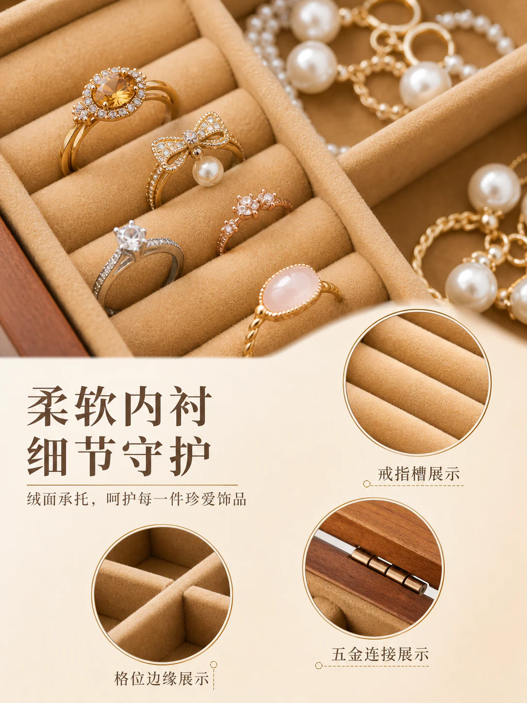 爱途AI公开首饰收纳案例中的透明材质细节图候选